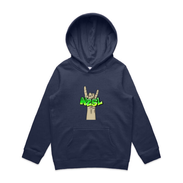 NZSL rocks - Front Hoodie Thumbnail