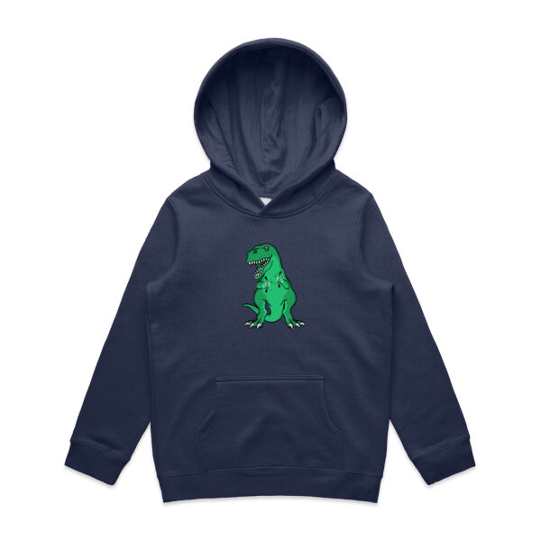 T-Rex - Front Hoodie Thumbnail