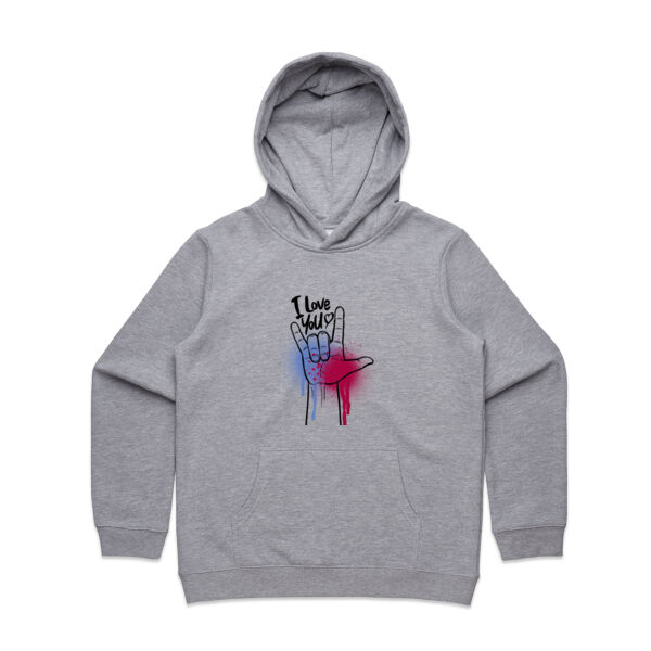 I Love You - Front Hoodie Thumbnail